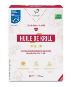 Huile de krill Excellium (anciennement Artérodiet), 40 capsules